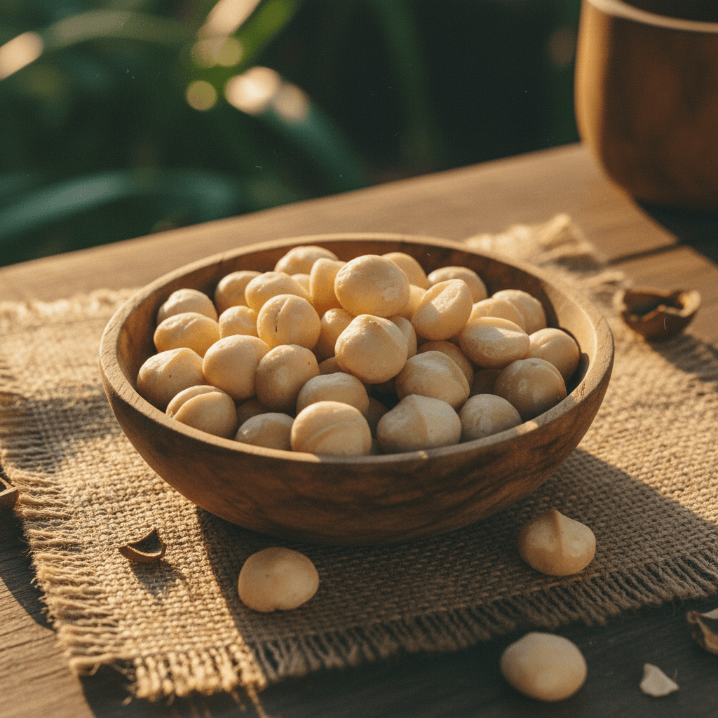 Pure natural macadamia kernels