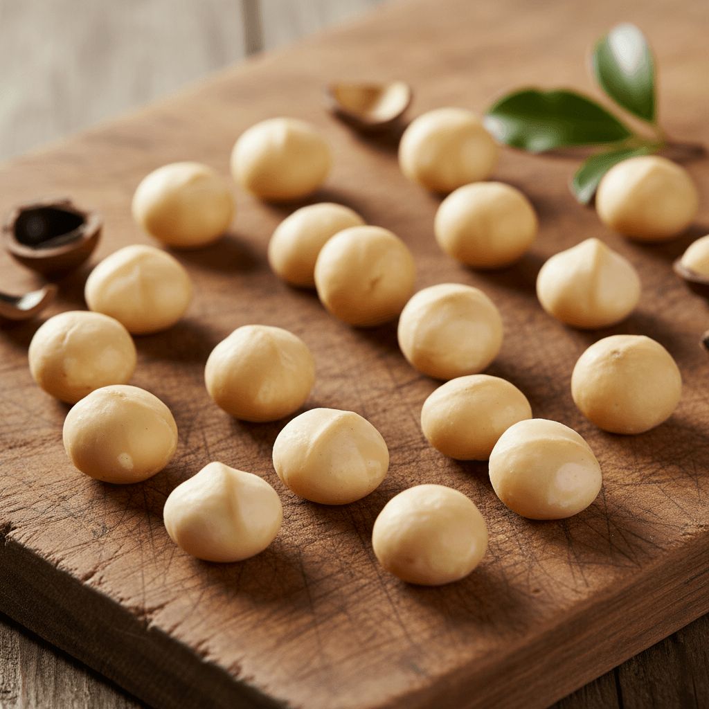 Hand-selected quality macadamia kernels