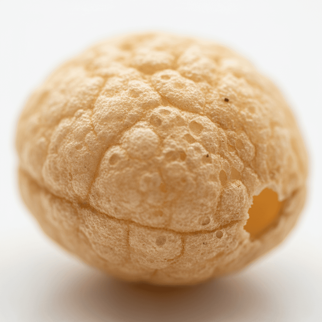 Macadamia kernels in dramatic lighting